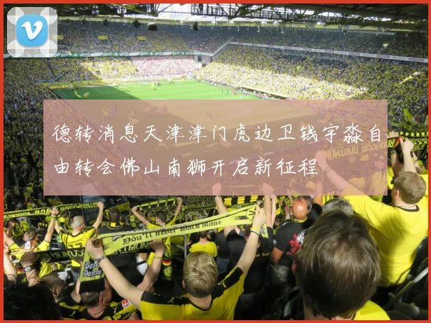 德转消息天津津门虎边卫钱宇淼自由转会佛山南狮开启新征程